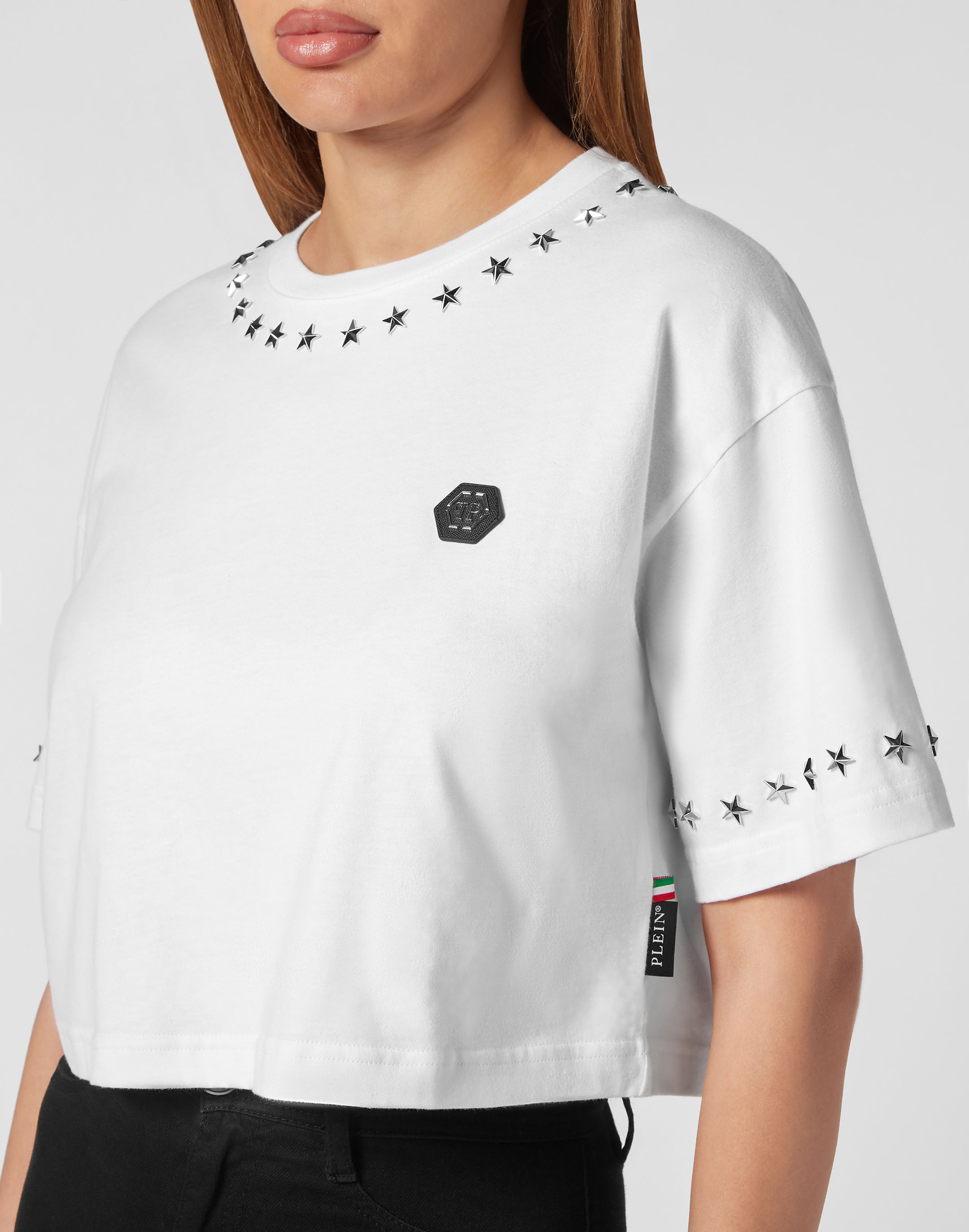 Cropped T-shirt Stars | Philipp Plein