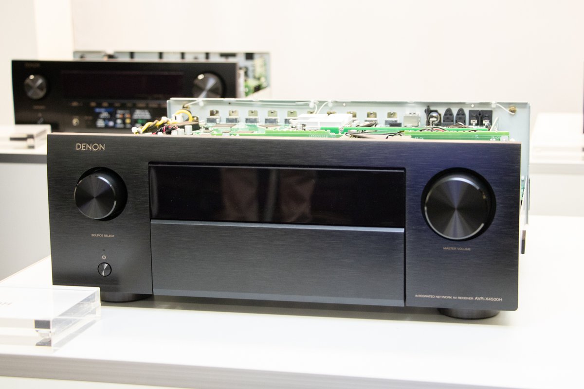 デノン、9chアンプ搭載のミドル級AVアンプ「AVR-X4500H」。電源などの