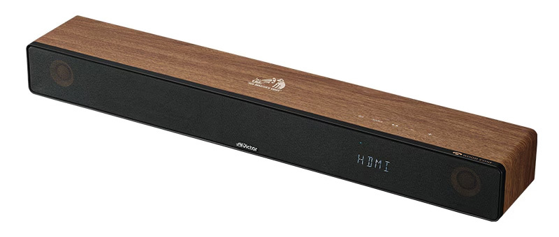 ビクター、初のウッドコーンスピーカー搭載3.1chサウンドバー「TH-WD05