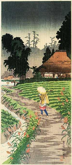 大田区を愛し、市の倉に住み、池上で死去した現代版画の高橋松亭