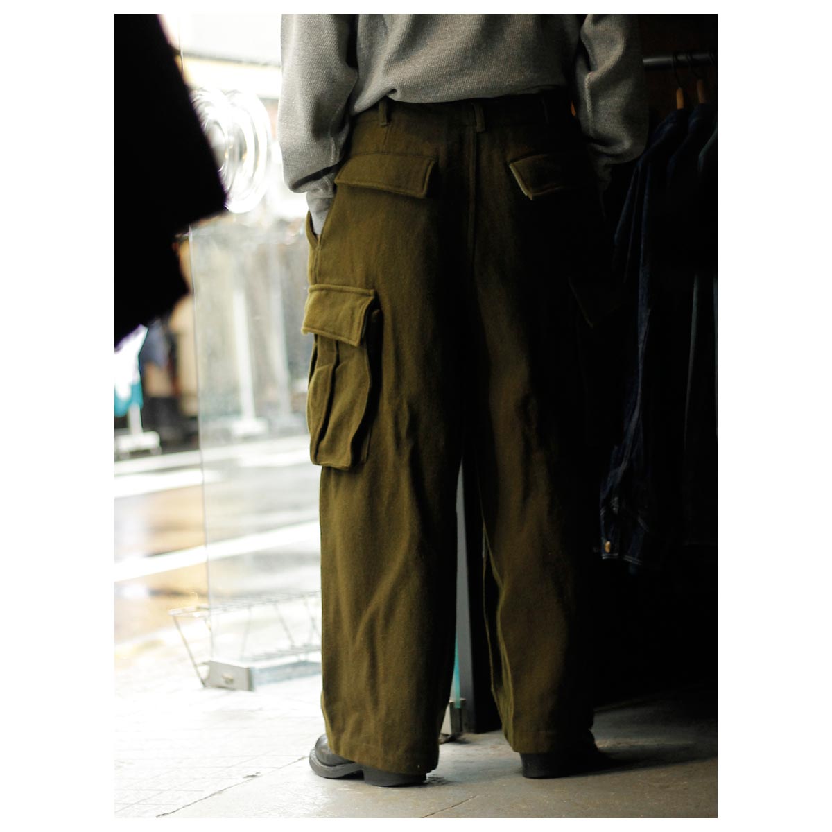 ニードルズ NEEDLES H.D. BDU パンツ ウール アンイーブン ダイ H.D.