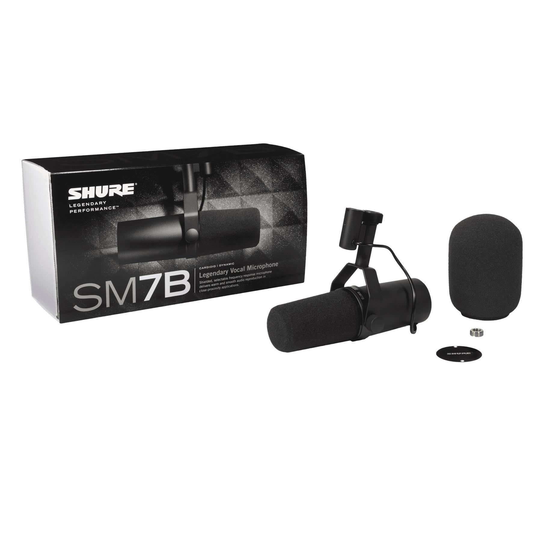 Shure SM7B Dynamic Broadcast Microphone Bundle with DM1 & Pro Co