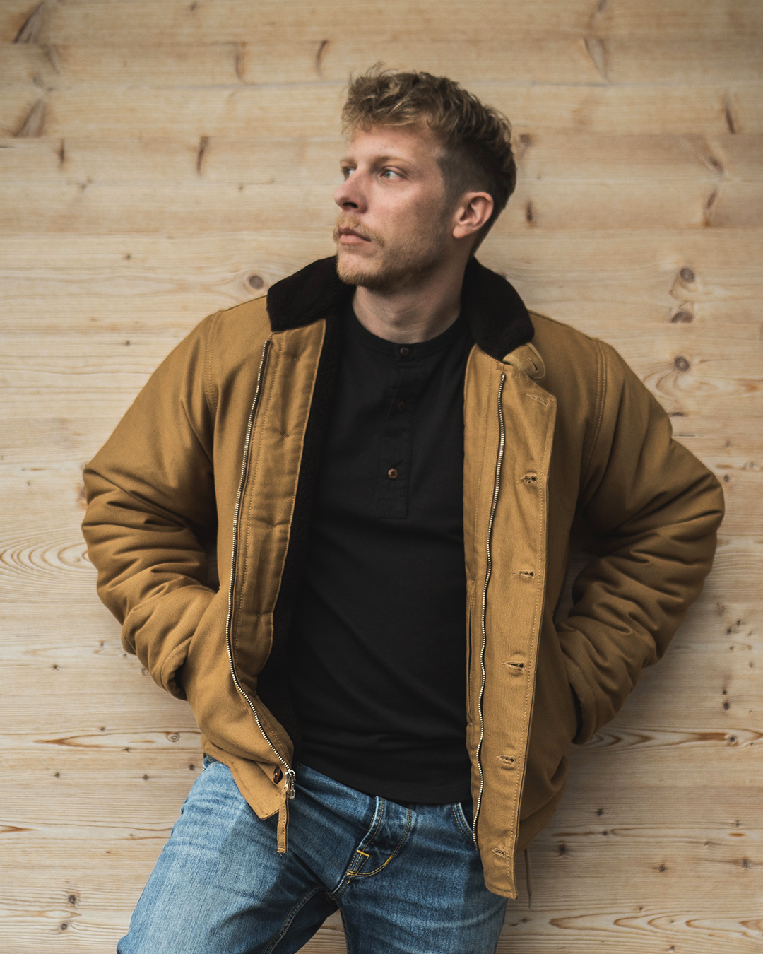 1943 N1 Deck Jacket Omaha – Authentic WW2 US Navy Cotton & Wool