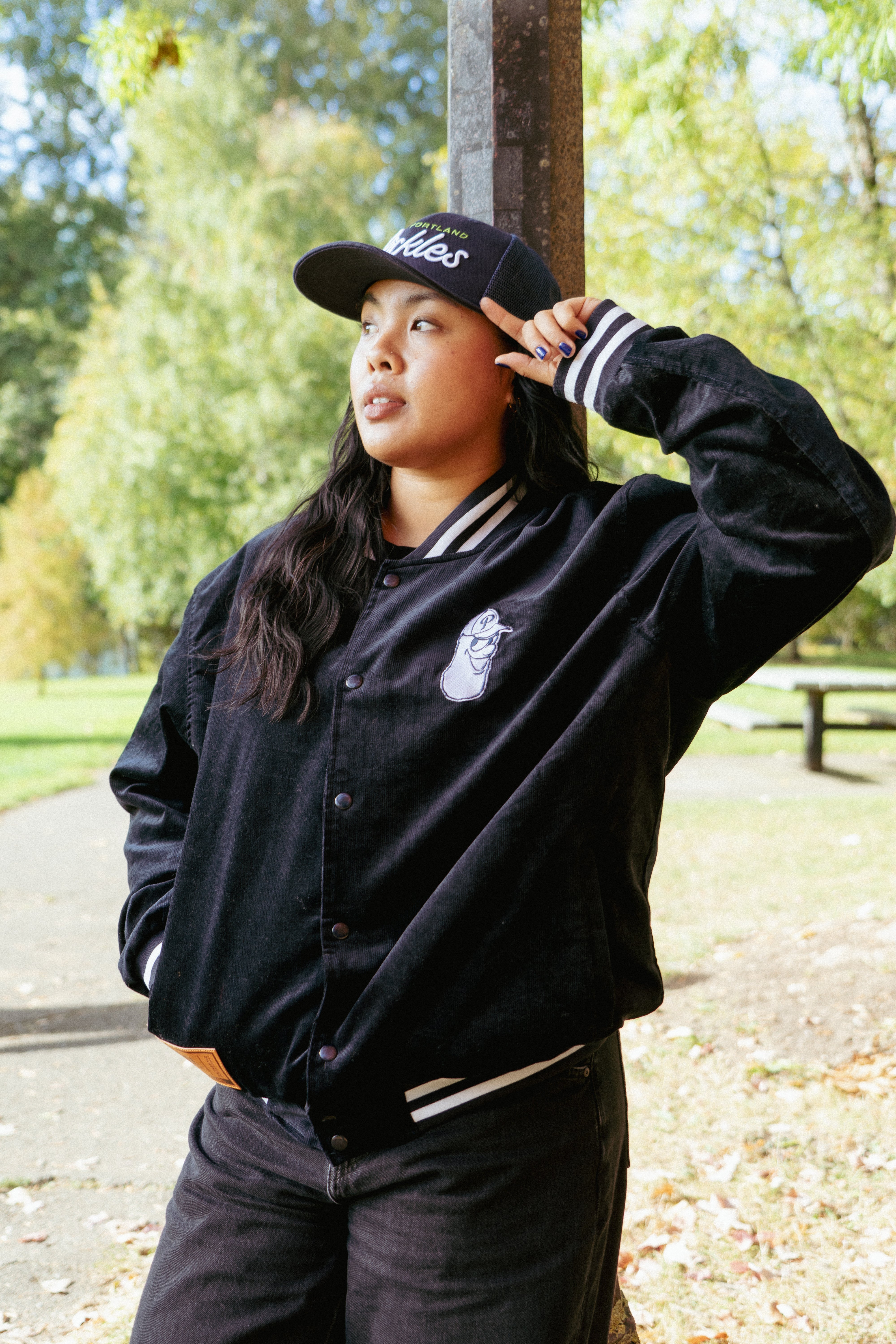 Official League x Portland Pickles LIMITED-EDITION Navy Script