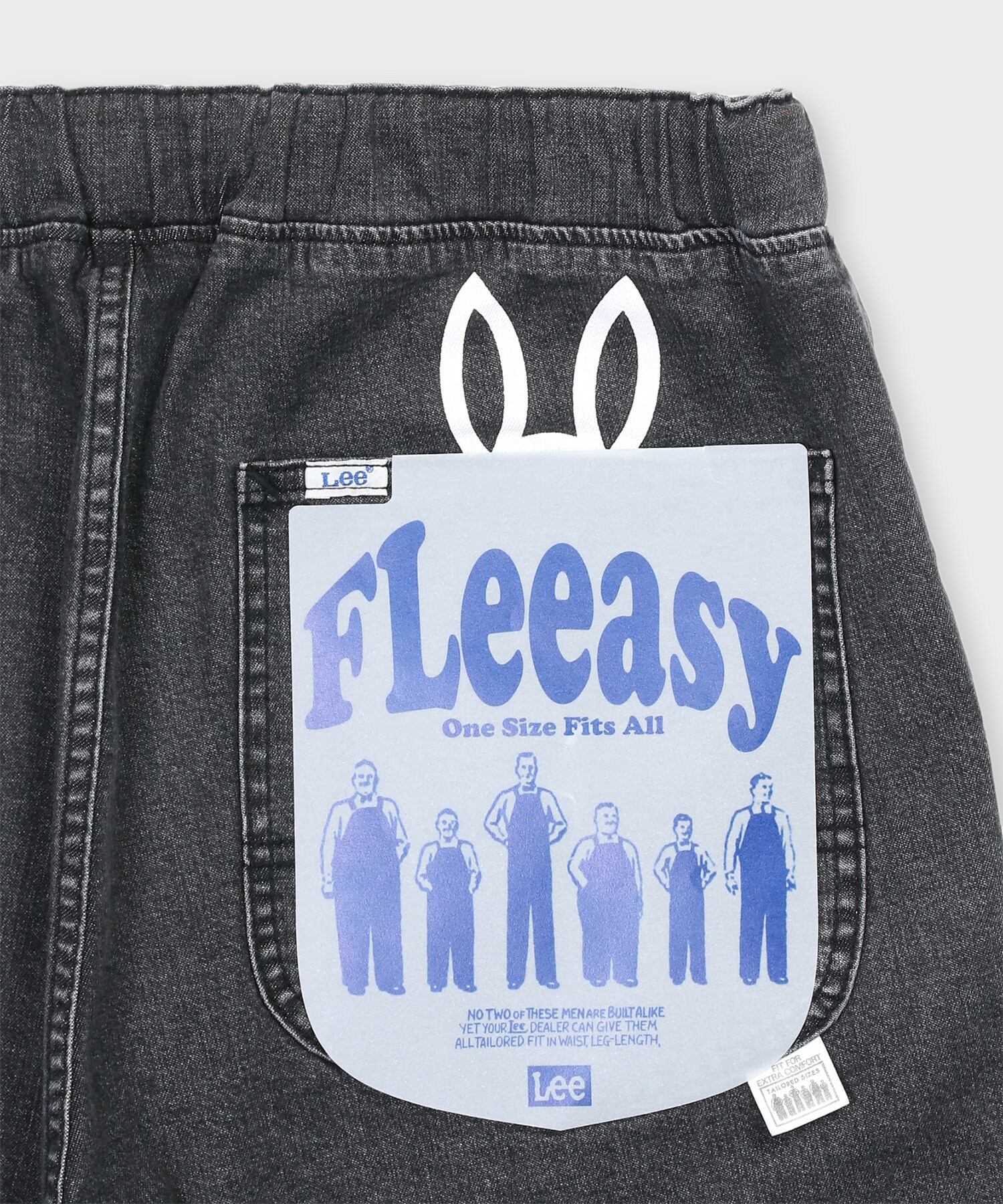 Lee × Psycho Bunny FLeeasy Narrow ブラックデニム｜Psycho Bunny