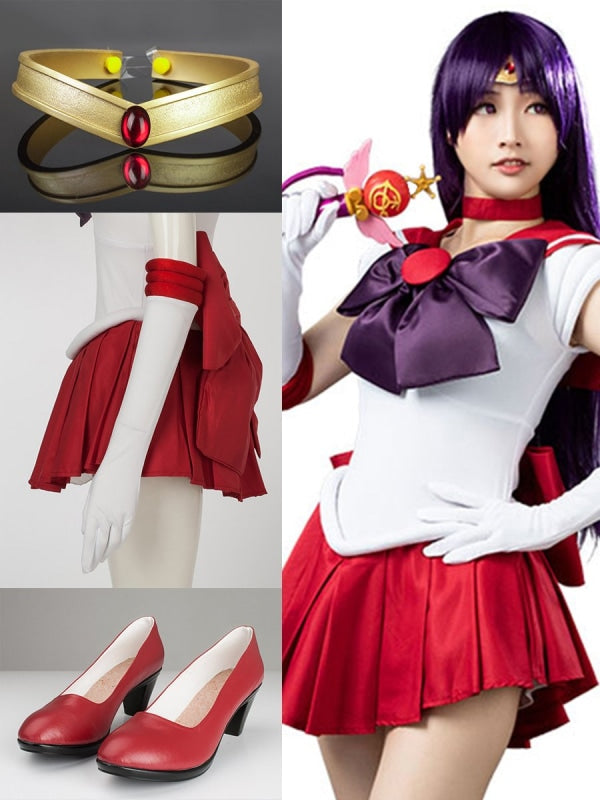 セット】火野レイ / セーラーマーズ コスプレ衣装 美少女戦士