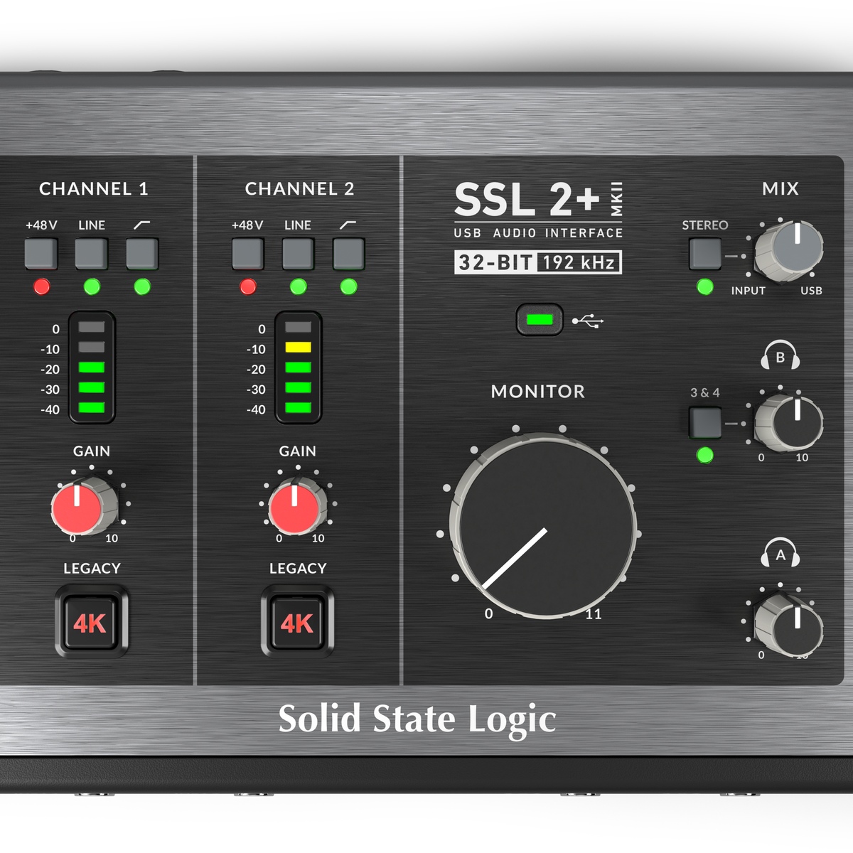 Solid State Logic - SSL 2 2x2 USB-C Audio Interface - Interfaces