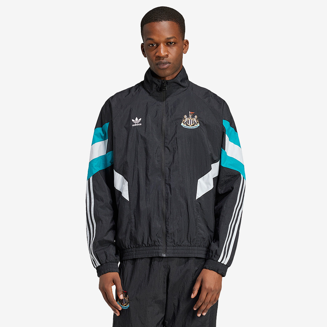 adidas Originals Newcastle United Track Top - Black - Mens Replica