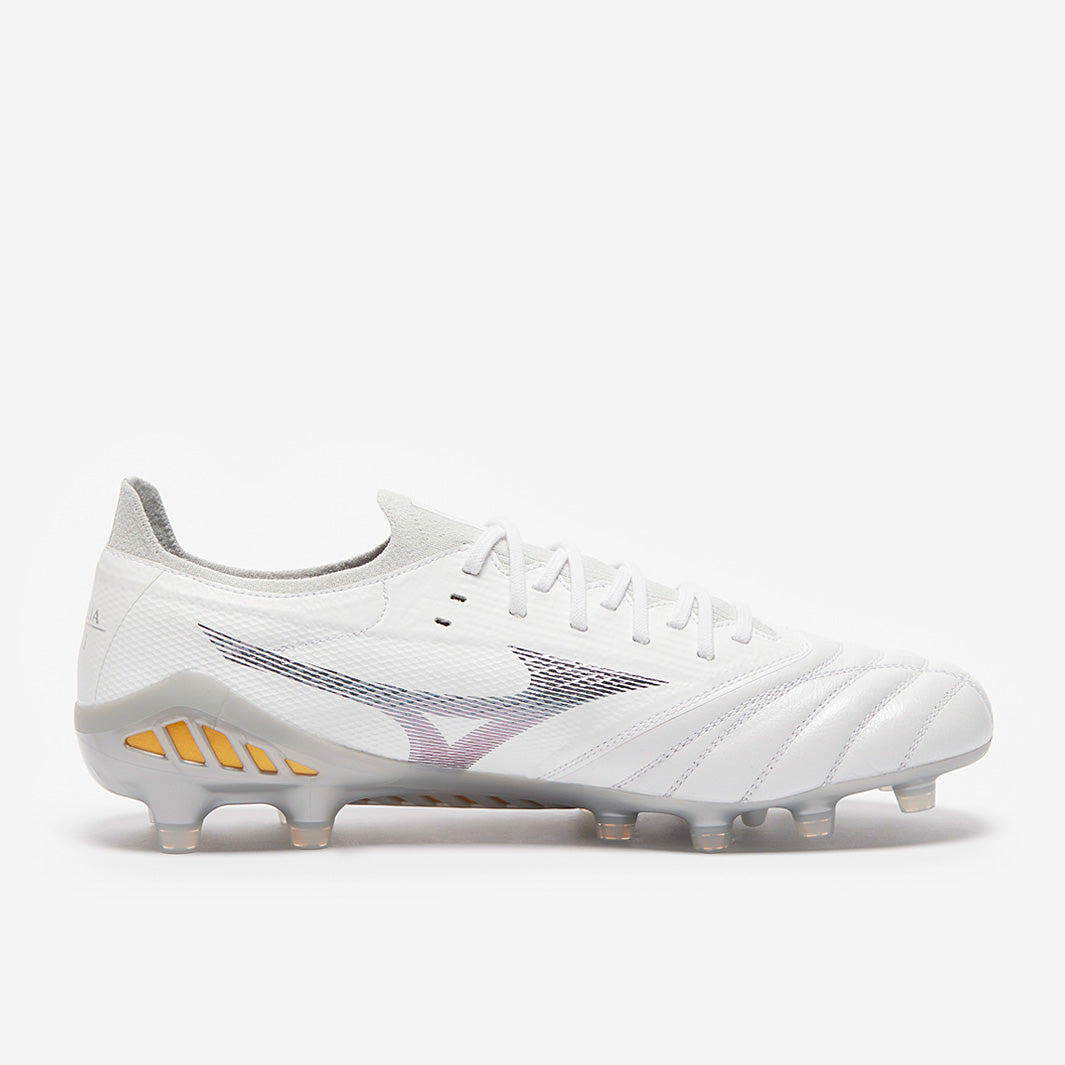 Mizuno Morelia III BETA Elite FG - White/Grey - Mens Boots