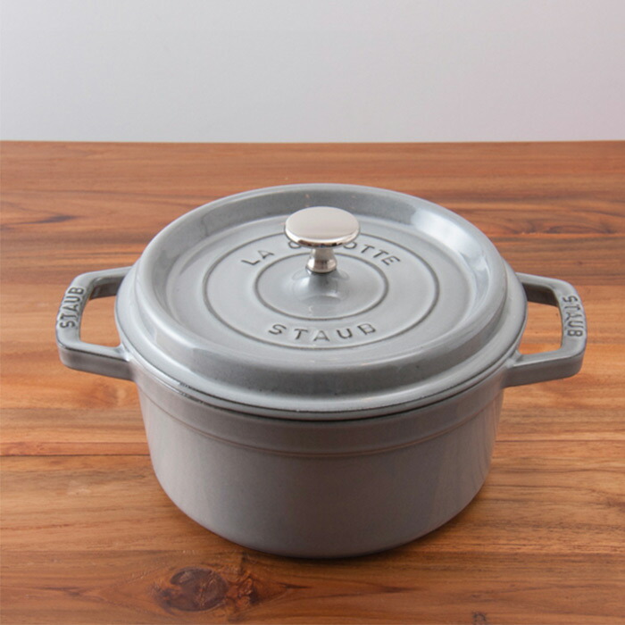ストウブ ピコココット ラウンド 24cm グレー / staub | 食器と料理