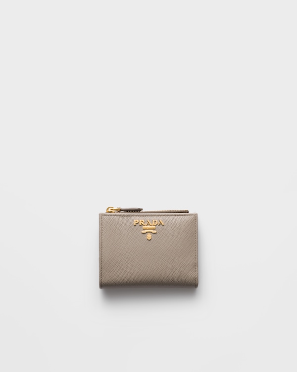 Pyrite Small Saffiano Leather Wallet | PRADA