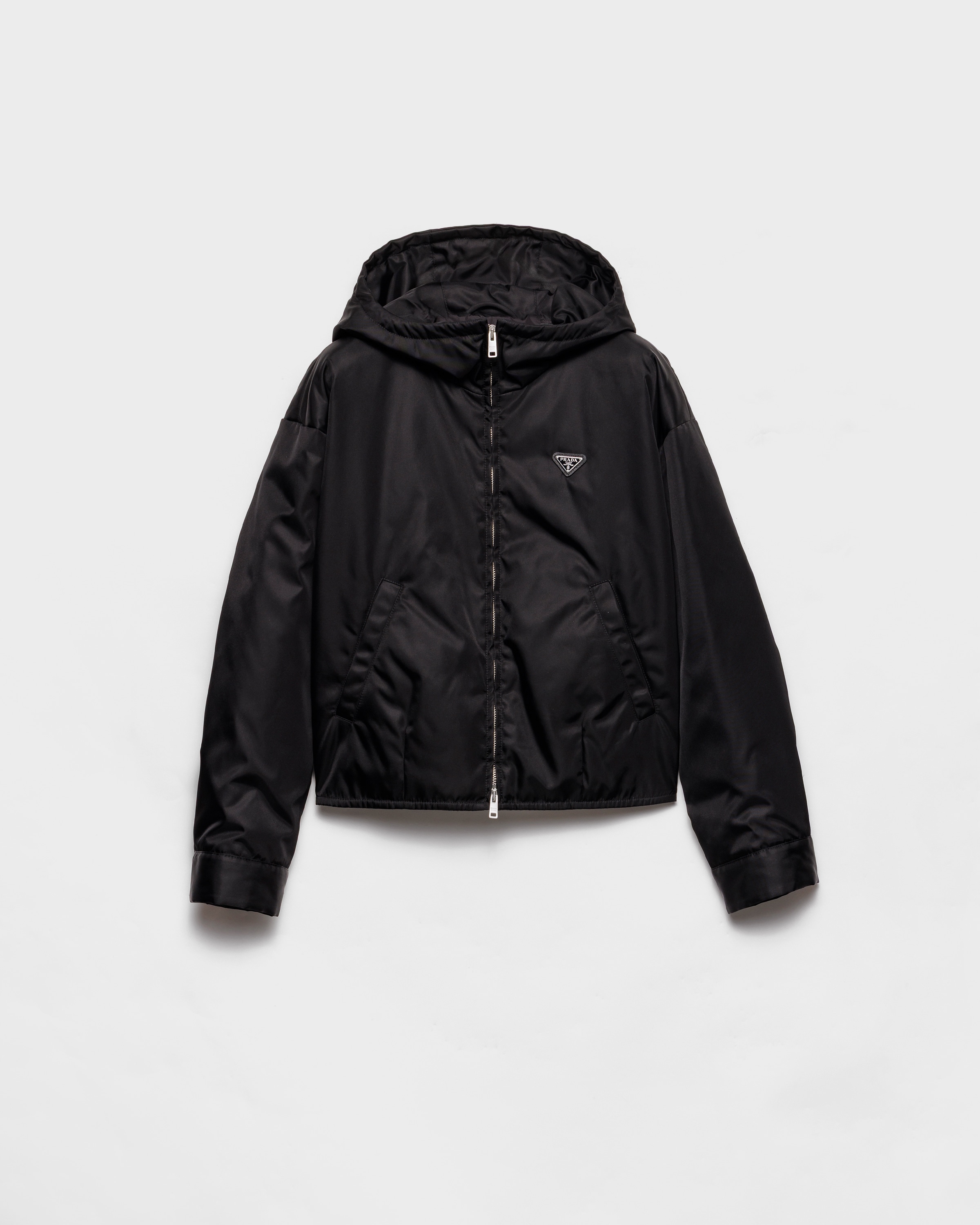 Black Re-nylon Blouson Jacket | PRADA