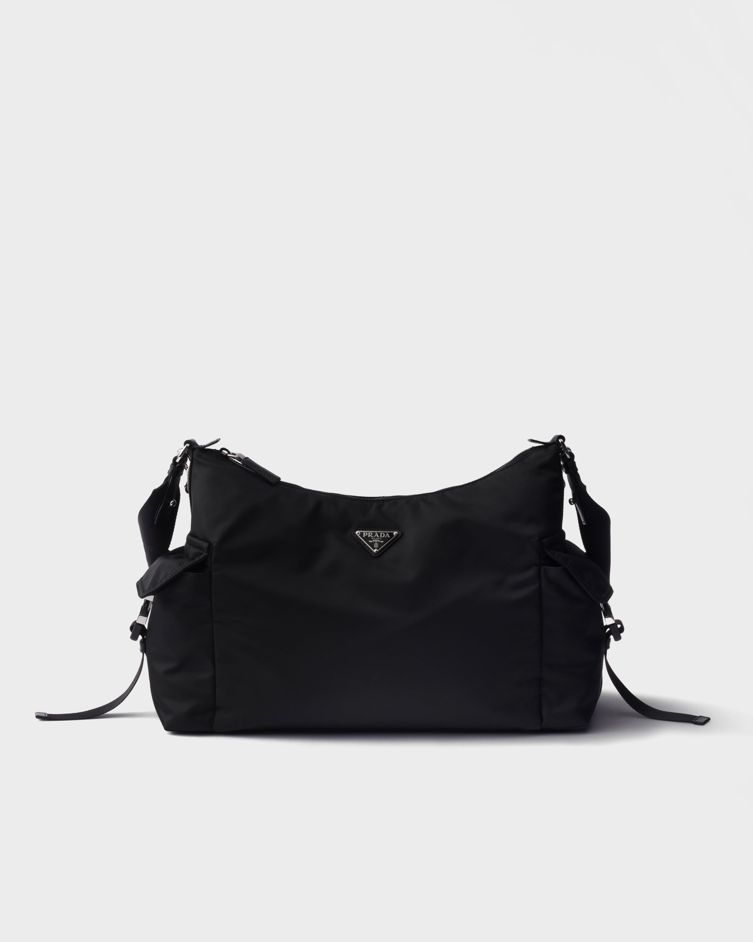 Black Prada Explore Re-nylon And Leather Bag | PRADA