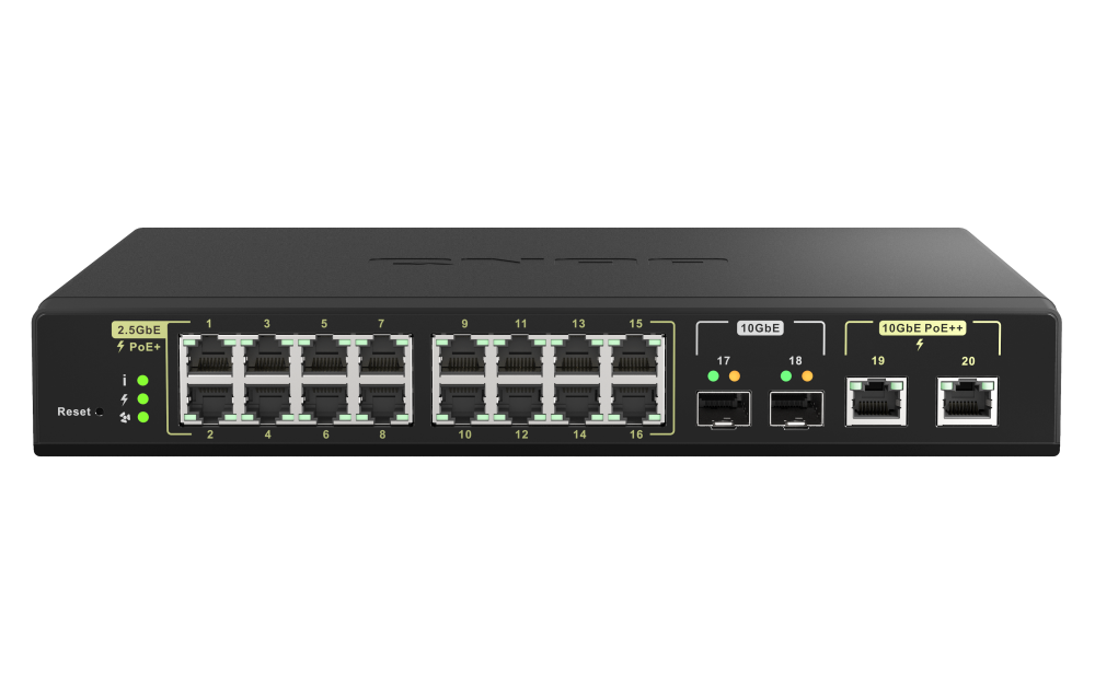 QSW-M1208-8C | Upgrade your network with a 10GbE managed switch
