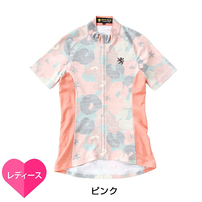 KAPELMUUR（カペルミュール）Ladies 半袖ジャージ フラワープリント