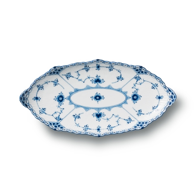 ブルーフルーテッド ハーフレース ピックルディッシュ 24.5cm|ロイヤル