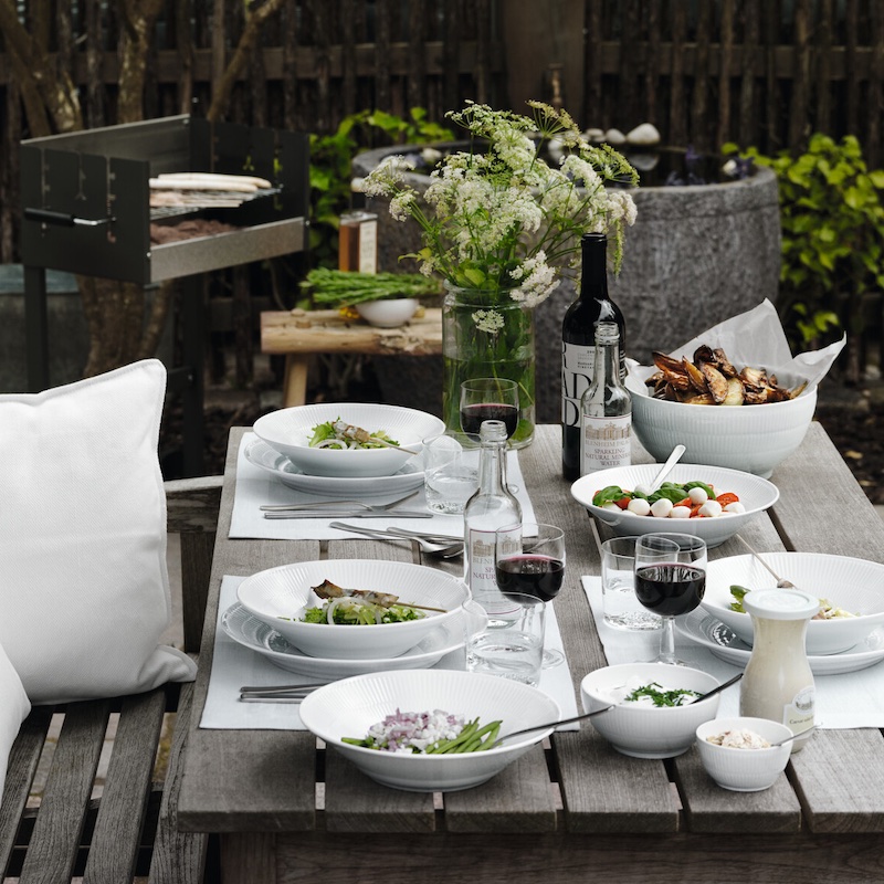 ホワイトフルーテッド ボウル 13cm|ロイヤル コペンハーゲン 公式