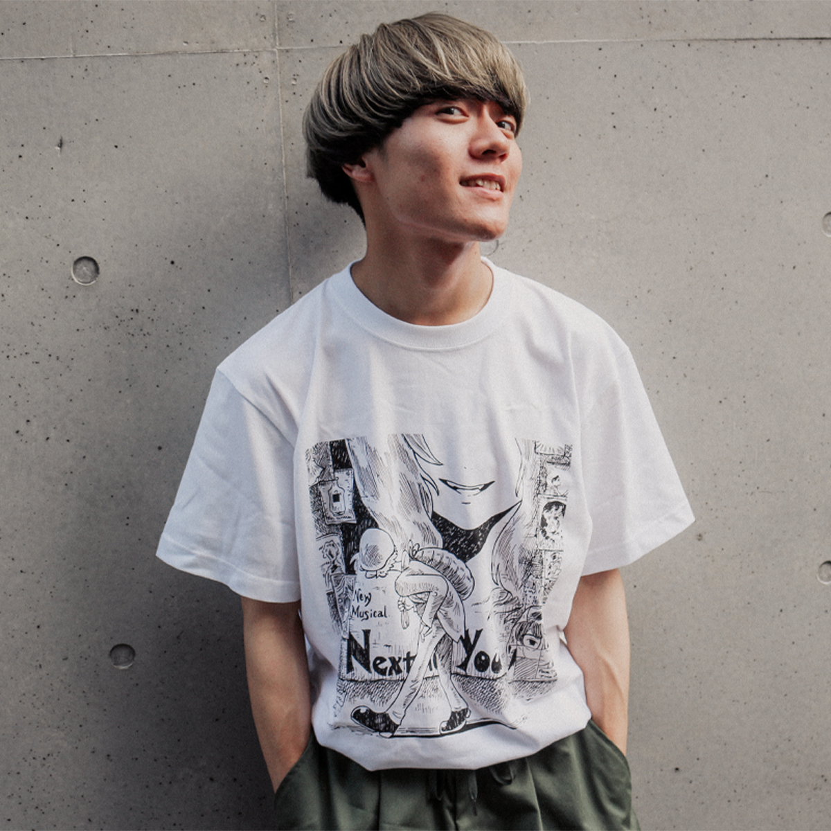 クジラ夜の街×崎山蒼志「劇情」Tシャツ ホワイト | ソニーミュージック