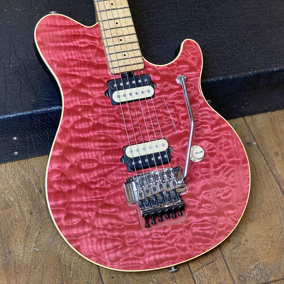 ミュージックマン　Axis ex ピンク MUSIC MAN AXIS EX Trans Pink <ミュージックマン>｜平野楽器 ロッキン