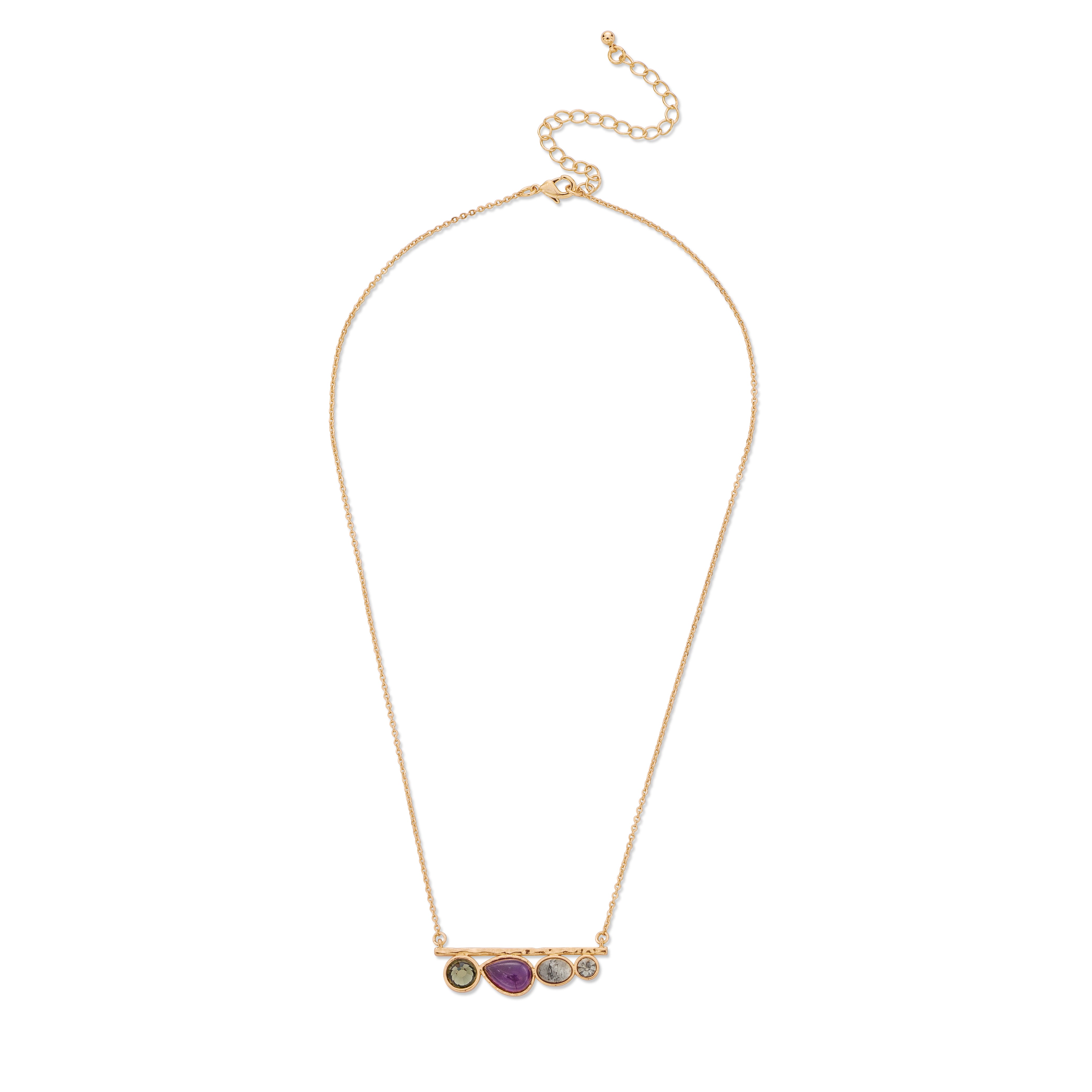 Azalea Multi Stone Bar Necklace – Rocksbox