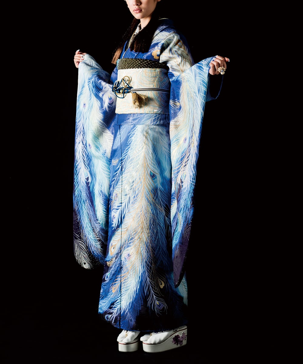 成人式/参列/振袖】ダイヤモンドの金彩◇はねのみやび J-ROSSO / 成人