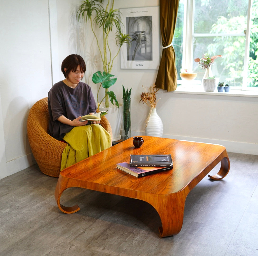 天童木工 / Tendo 水返し 座卓 剣持勇 ジャパニーズモダン