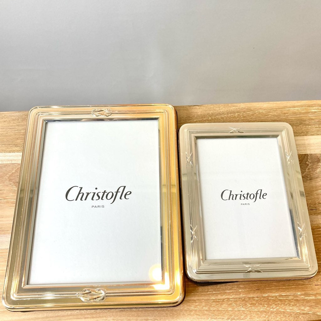 クリストフル / Christofle フォトフレーム エジェア リュバン 9×13 L