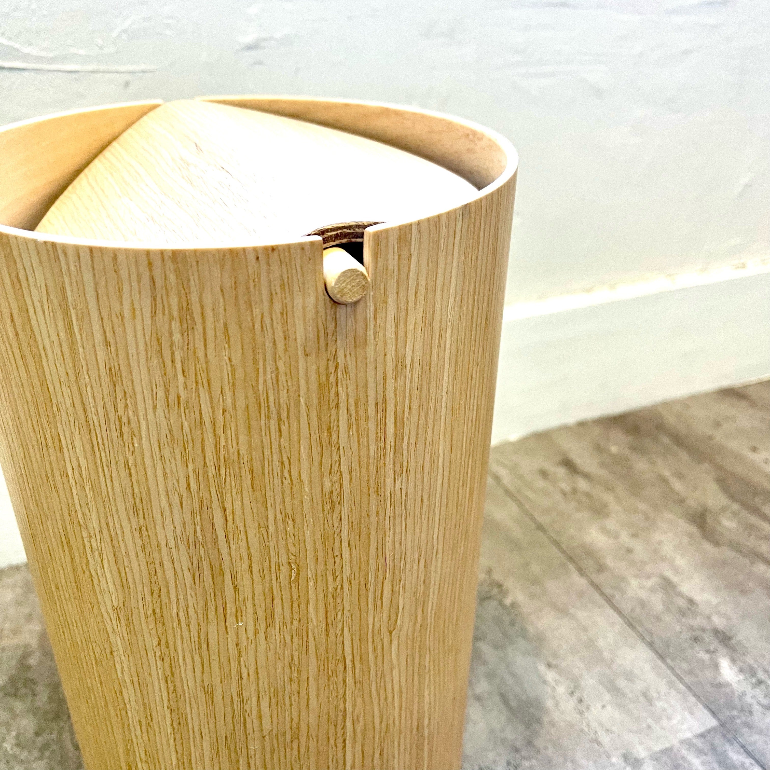 サイトーウッド / SAITO WOOD BASKET flap lid ダストボックス ゴミ箱