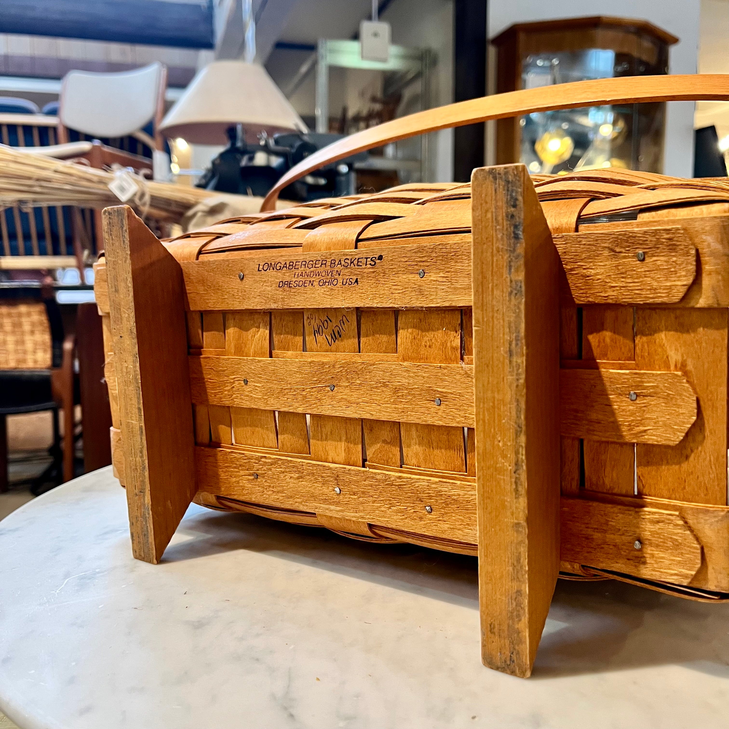 ロンガバーガー/Longaberger バスケット 大 深型【9】かご カントリー