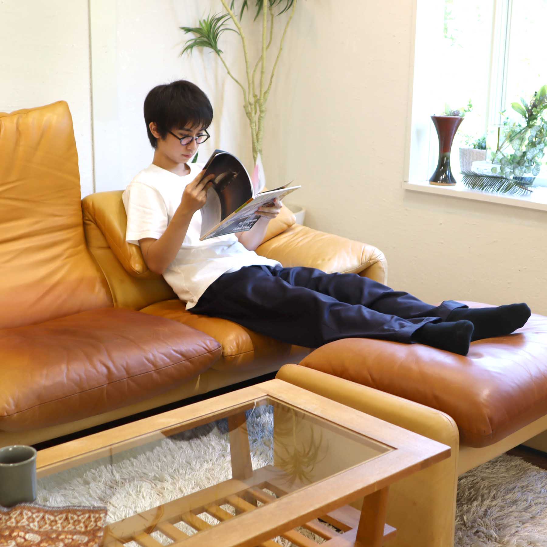 カッシーナ/Cassina マラルンガ/MARALUNGA オットマン 本革 zzランク