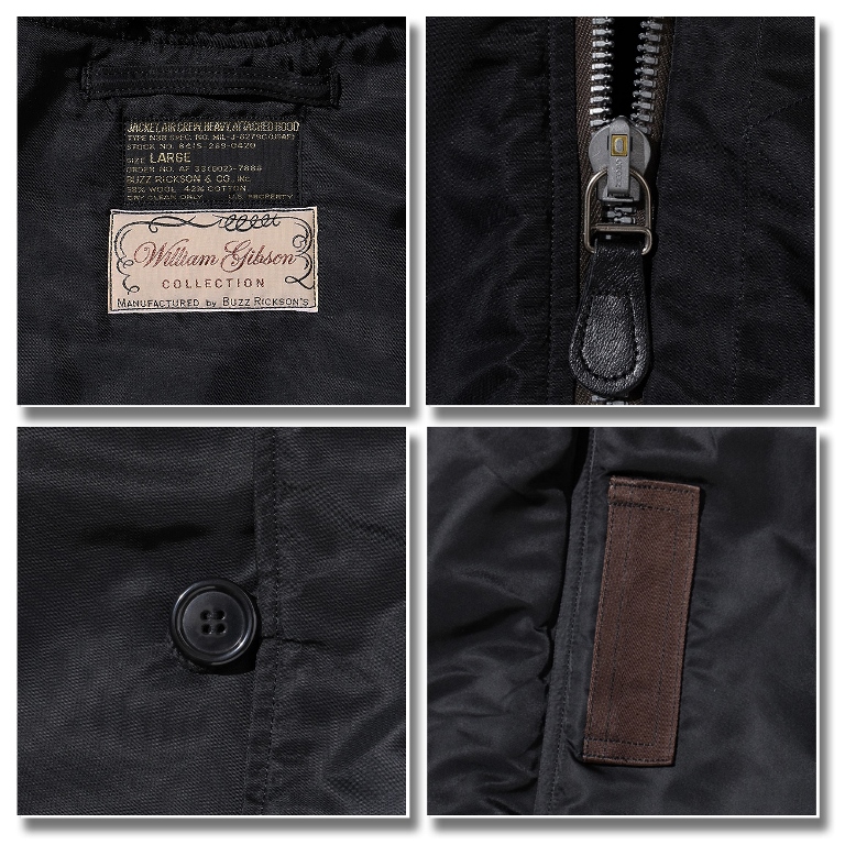 BUZZ RICKSON'S ブラック N-3B No.BR14968 