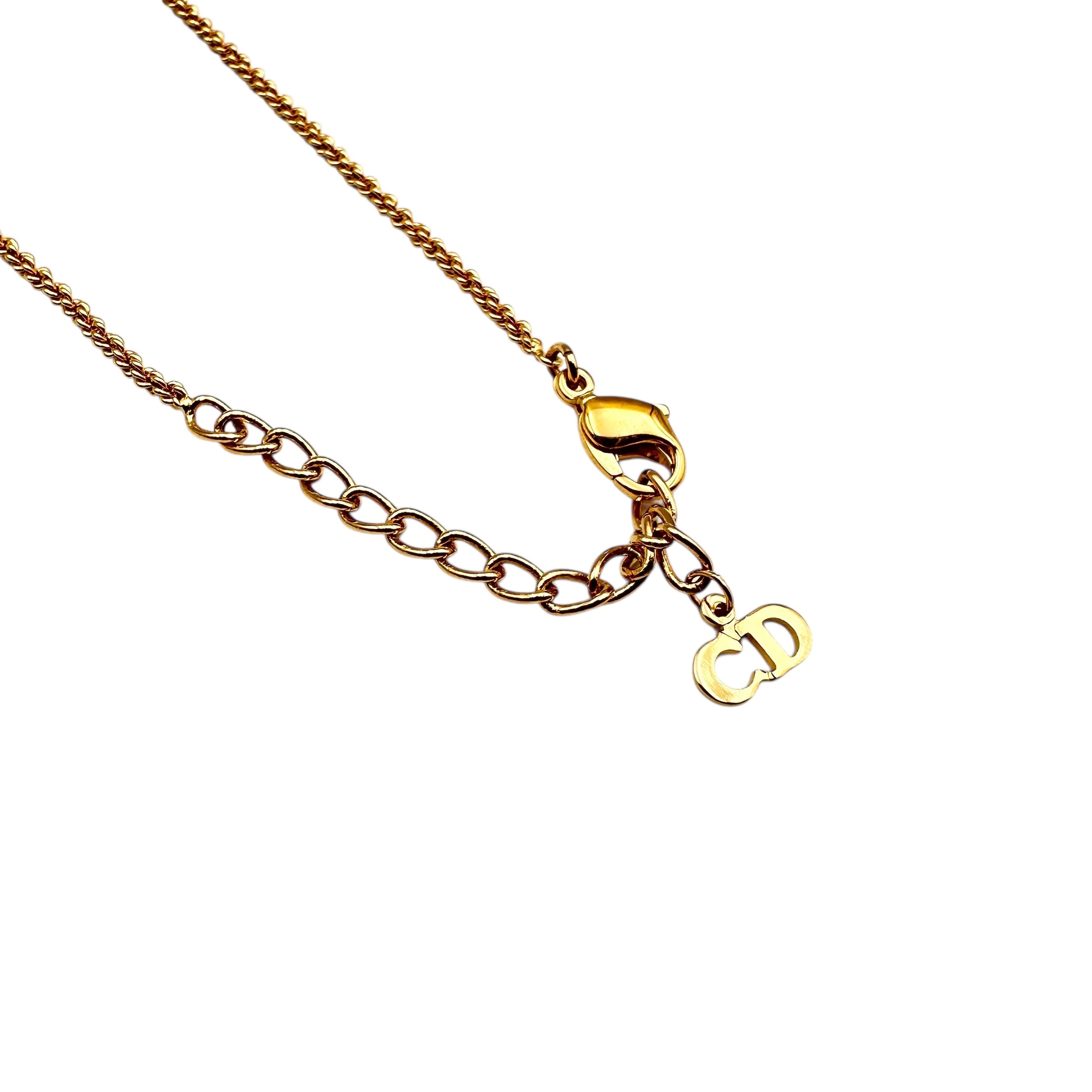 Christian Dior ディオール ネックレス リボンモチーフ