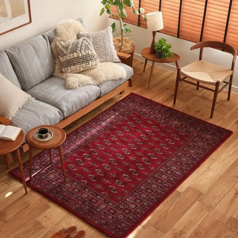 113×207花や実 淡いベージュ×クリーム×ブラウン トルコヴィンテージ