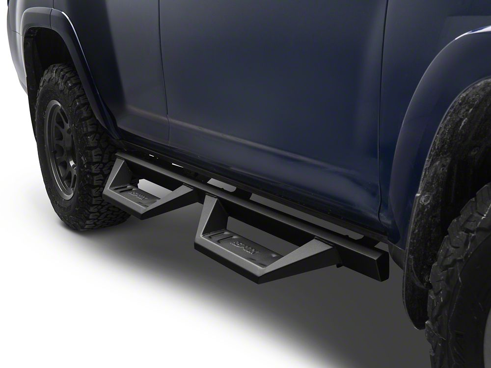 RedRock TC2 Drop Step Running Boards; Textured Black (10-24