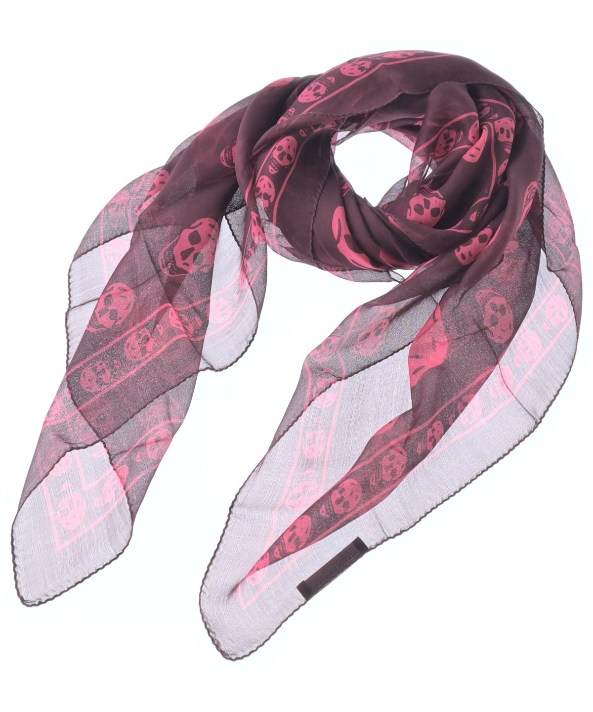 ALEXANDER MCQUEEN（アレキサンダーマックイーン）ストール 赤 サイズ