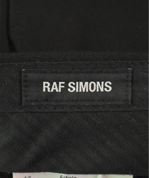 RAF SIMONS（ラフシモンズ）スラックス 黒 サイズ:46(M位) メンズ