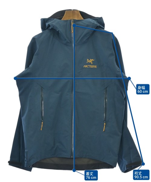 ARC'TERYX（アークテリクス）マウンテンパーカー 青 サイズ:M メンズ