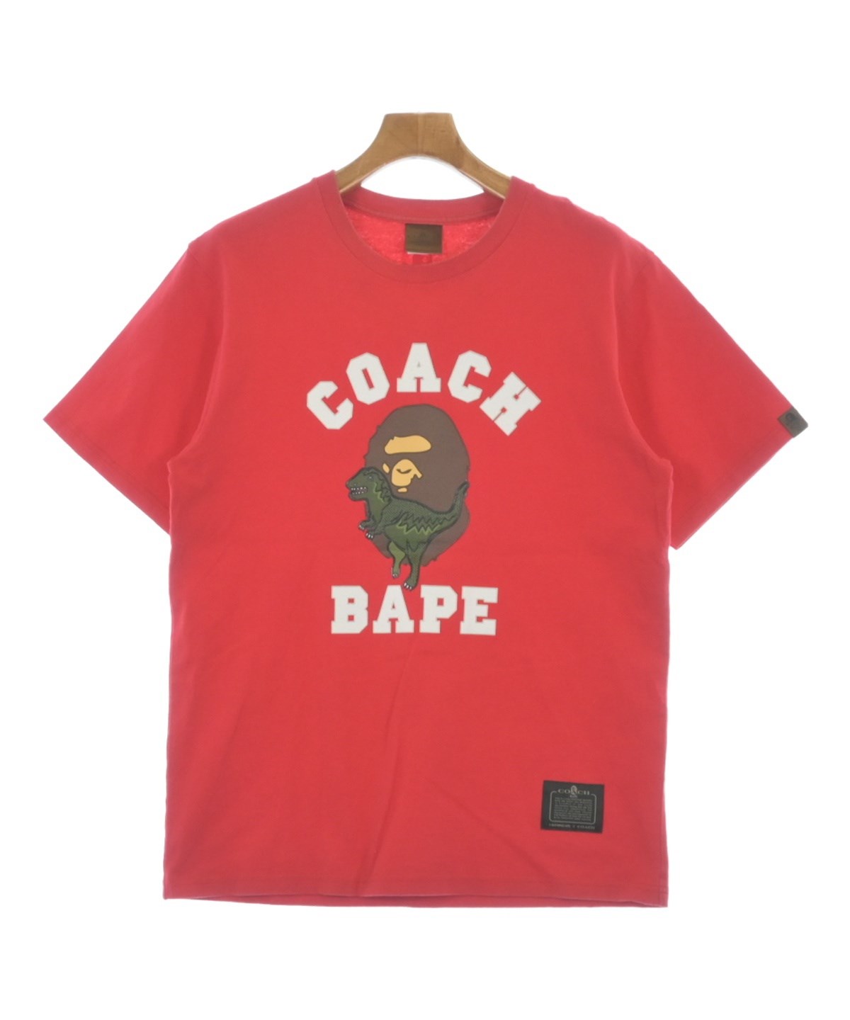 A BATHING APE（アベイシングエイプ）Tシャツ・カットソー 赤 サイズ:M