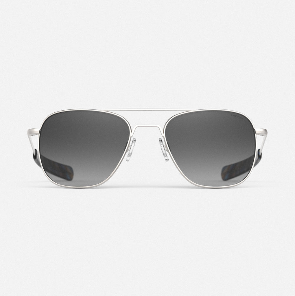 Aviator - Satin Silver | Randolph USA