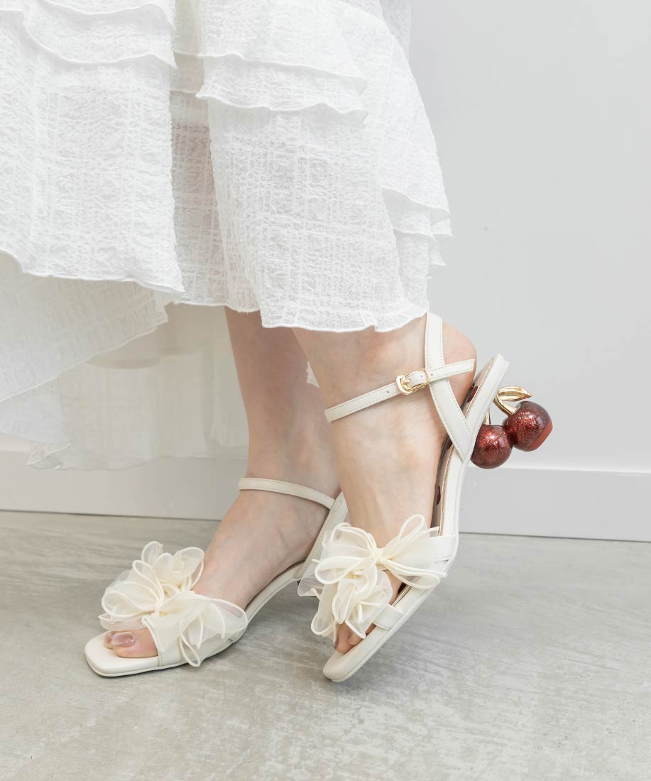 Cherry＆Strawberry】チェリーヒールストラップサンダルRANDA公式サイト
