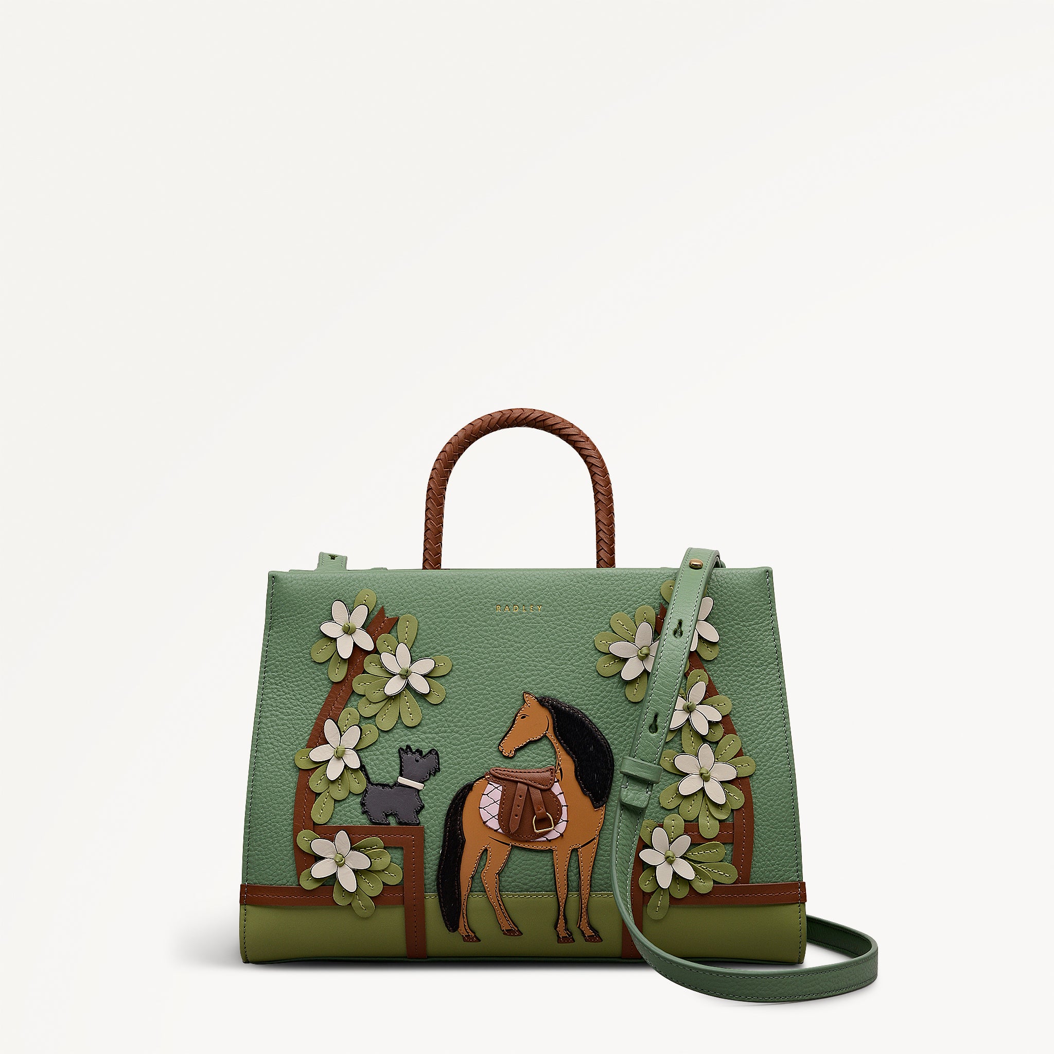 Lunar New Year - SS26 Medium Ziptop Satchel Pistachio - 113078