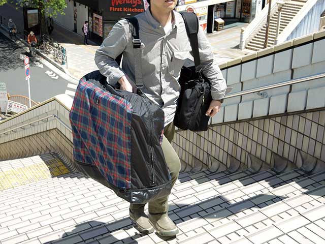 ブロンプトン輪行バッグ】 車体を完全収納 キャスター移動対応 サドル