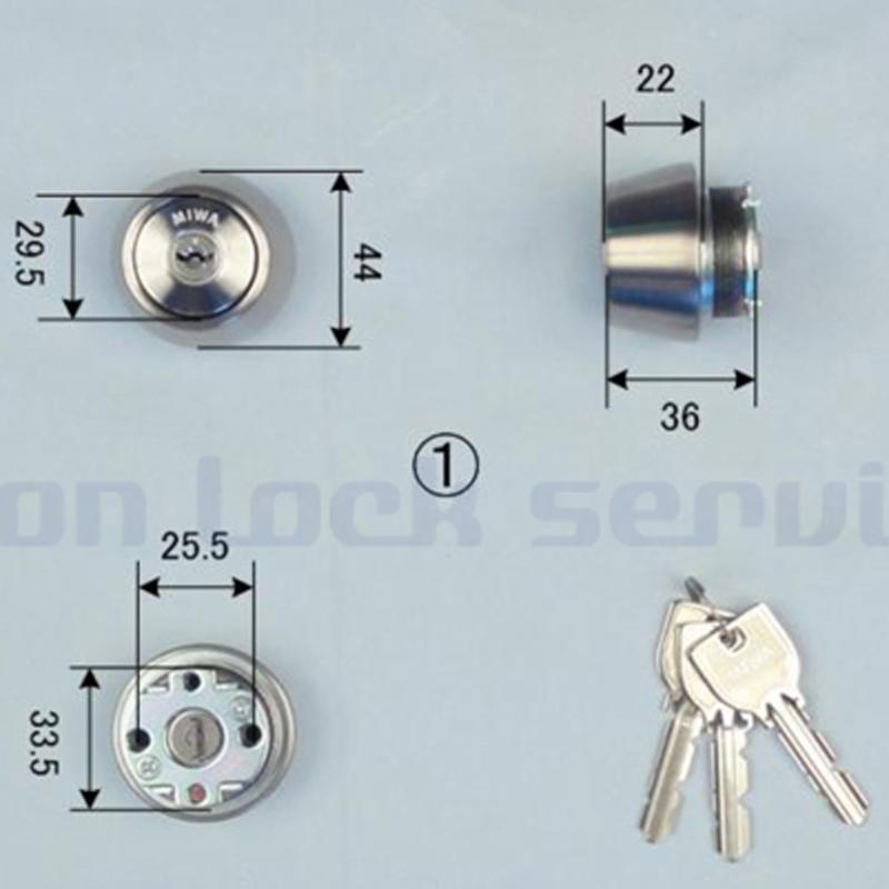 MIWA,美和ロック U9GAAシリンダー(MCY-199)