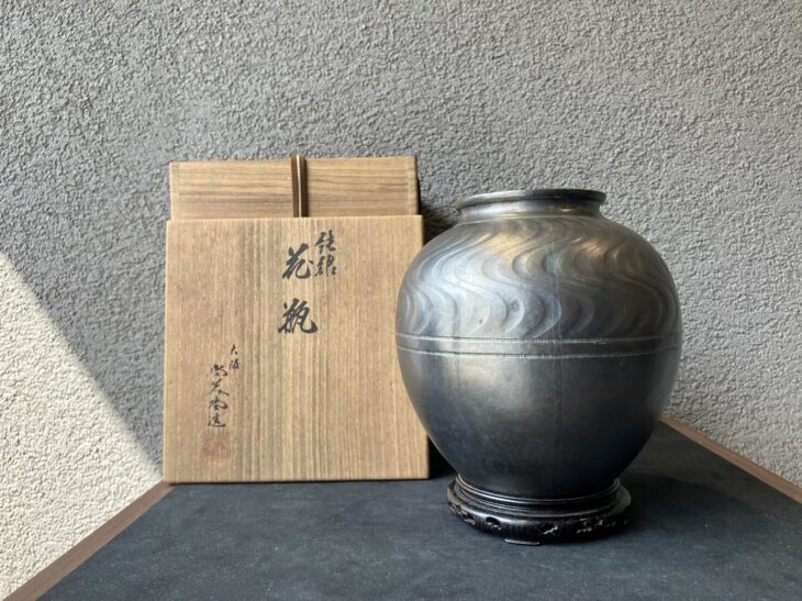 尚美堂 『純銀 花瓶』 ｜骨董品買取 緑和堂