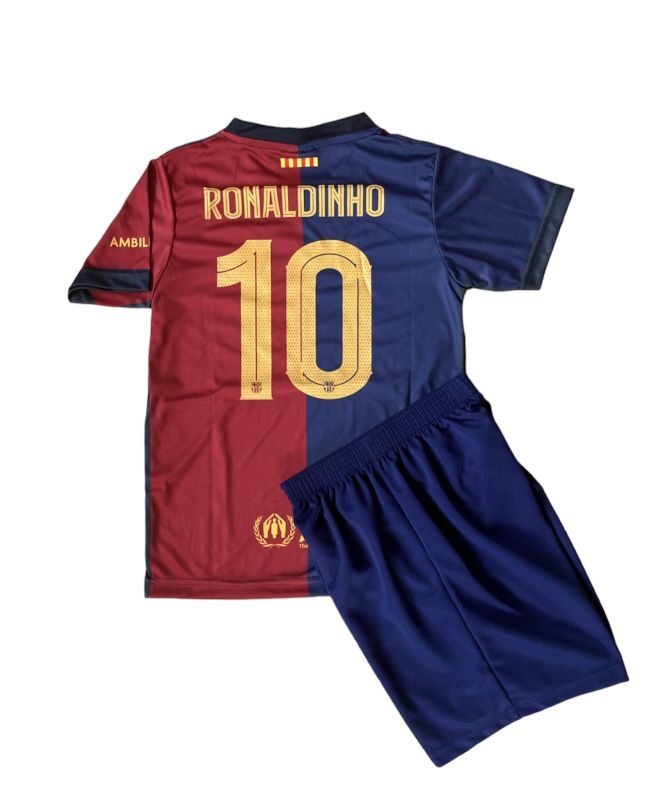 ロナウジーニョ背番号10 バルセロナ ホーム 24/25 子供 ユニフォーム