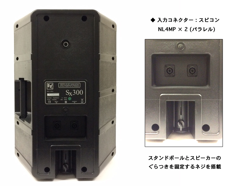 Electro-Voice EV エレクトロボイス SX300 B/黒 ［ ペア販売