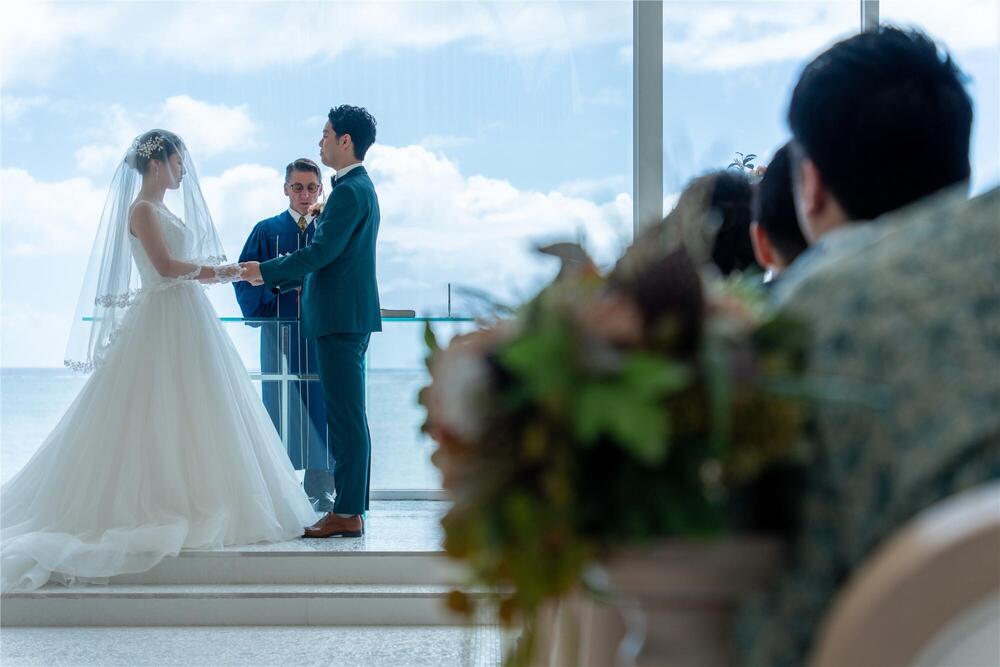 Y&N様ご夫婦/アクアグレイス・チャペル｜リゾートウェディング体験