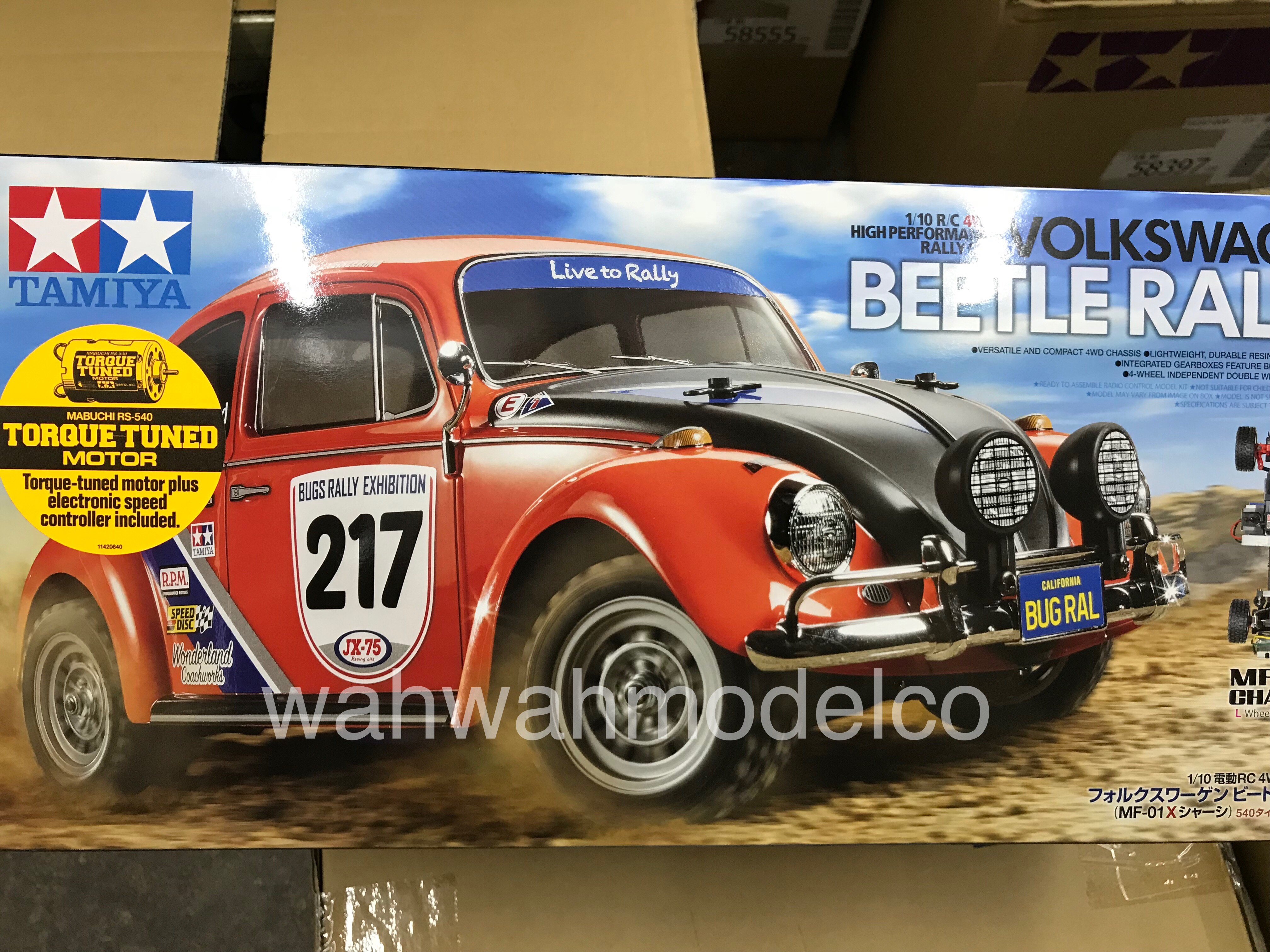 Tamiya 58650 1/10 R/C 4WD Volkswagen Beetle Rally (MF-01X)