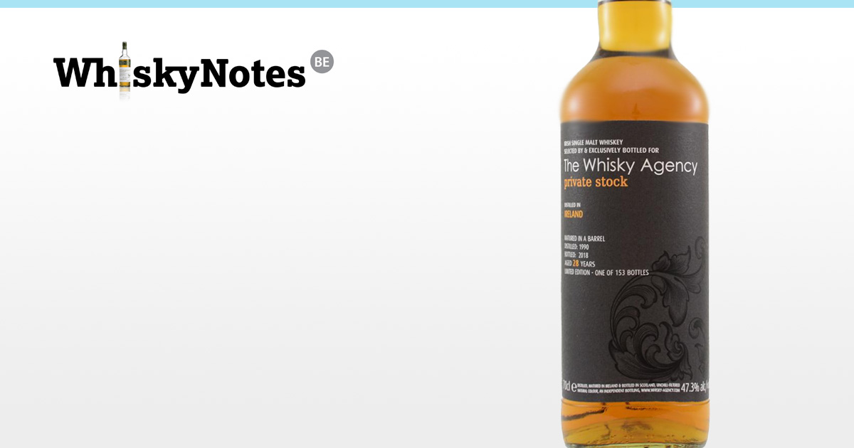 Irish Single Malt 1990 (Private Stock) | WhiskyNotes review