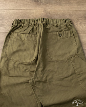 orSlow - Wide Fit French Work Pants - Army Green – Withered Fig